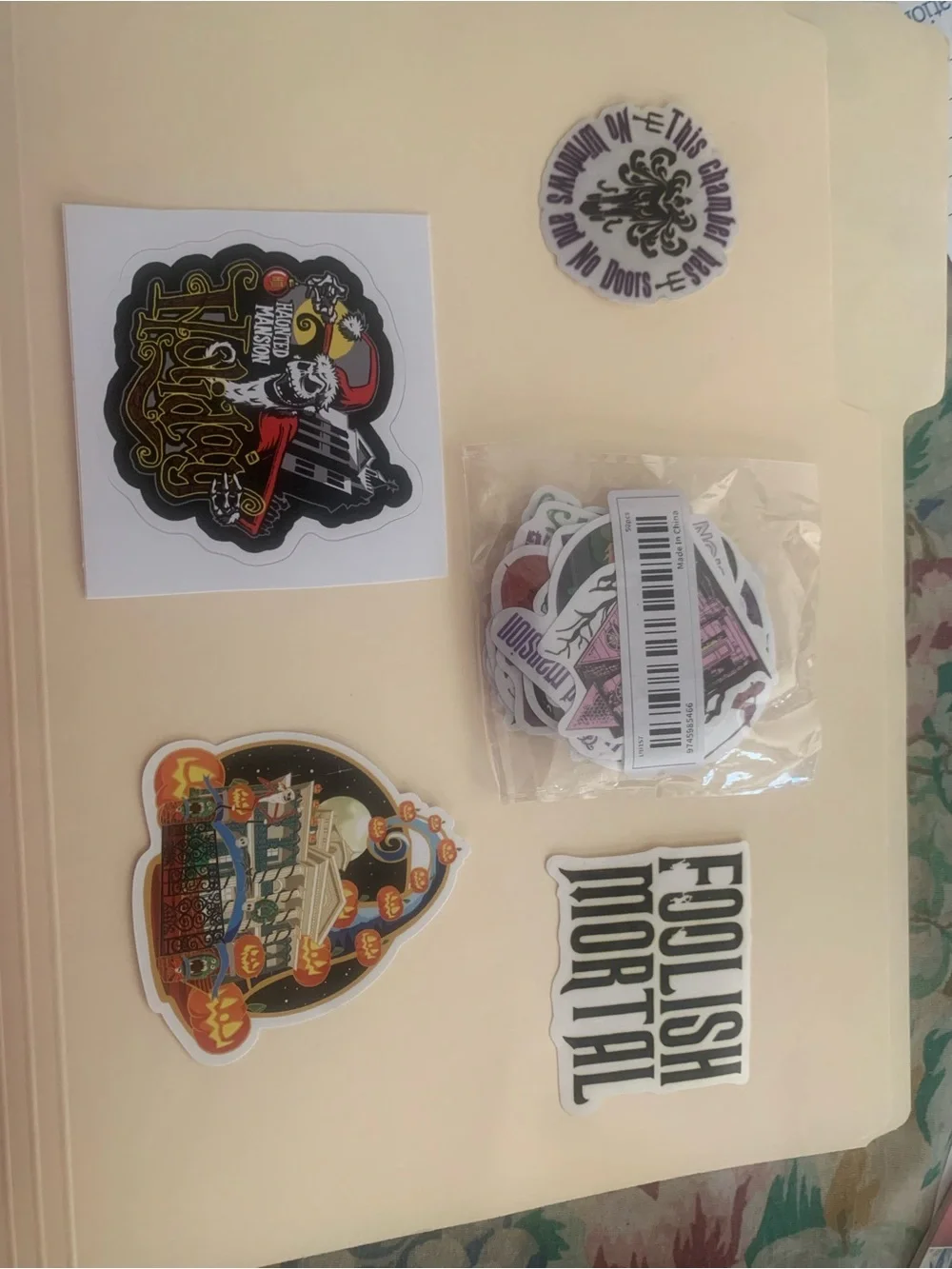 Haunted Mansion stickers (#3)